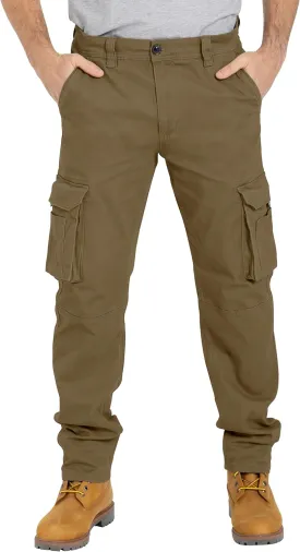 Alamo Casual Cargo Pants for Men - Stretchable, Regular Fit Cargo Work Pants for Men - 6 Pocket Outdoor Mens Work Pants