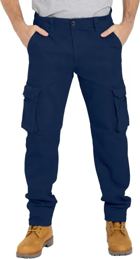 Alamo Casual Cargo Pants for Men - Stretchable, Regular Fit Cargo Work Pants for Men - 6 Pocket Outdoor Mens Work Pants