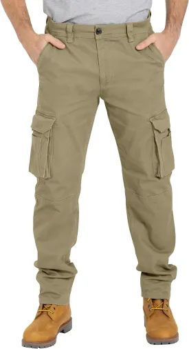 Alamo Casual Cargo Pants for Men - Stretchable, Regular Fit Cargo Work Pants for Men - 6 Pocket Outdoor Mens Work Pants
