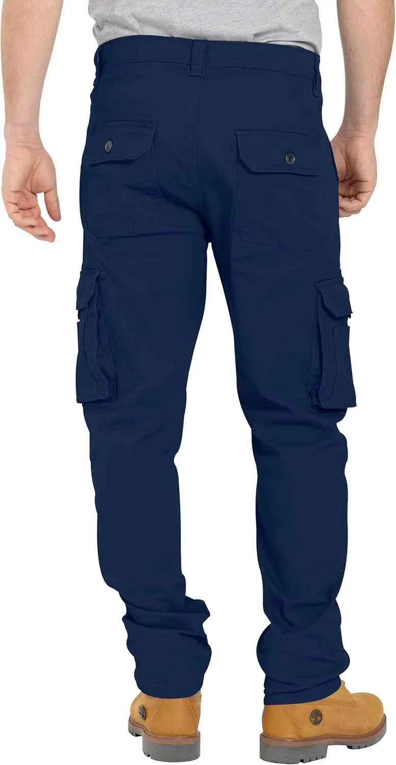 Alamo Casual Cargo Pants for Men - Stretchable, Regular Fit Cargo Work Pants for Men - 6 Pocket Outdoor Mens Work Pants
