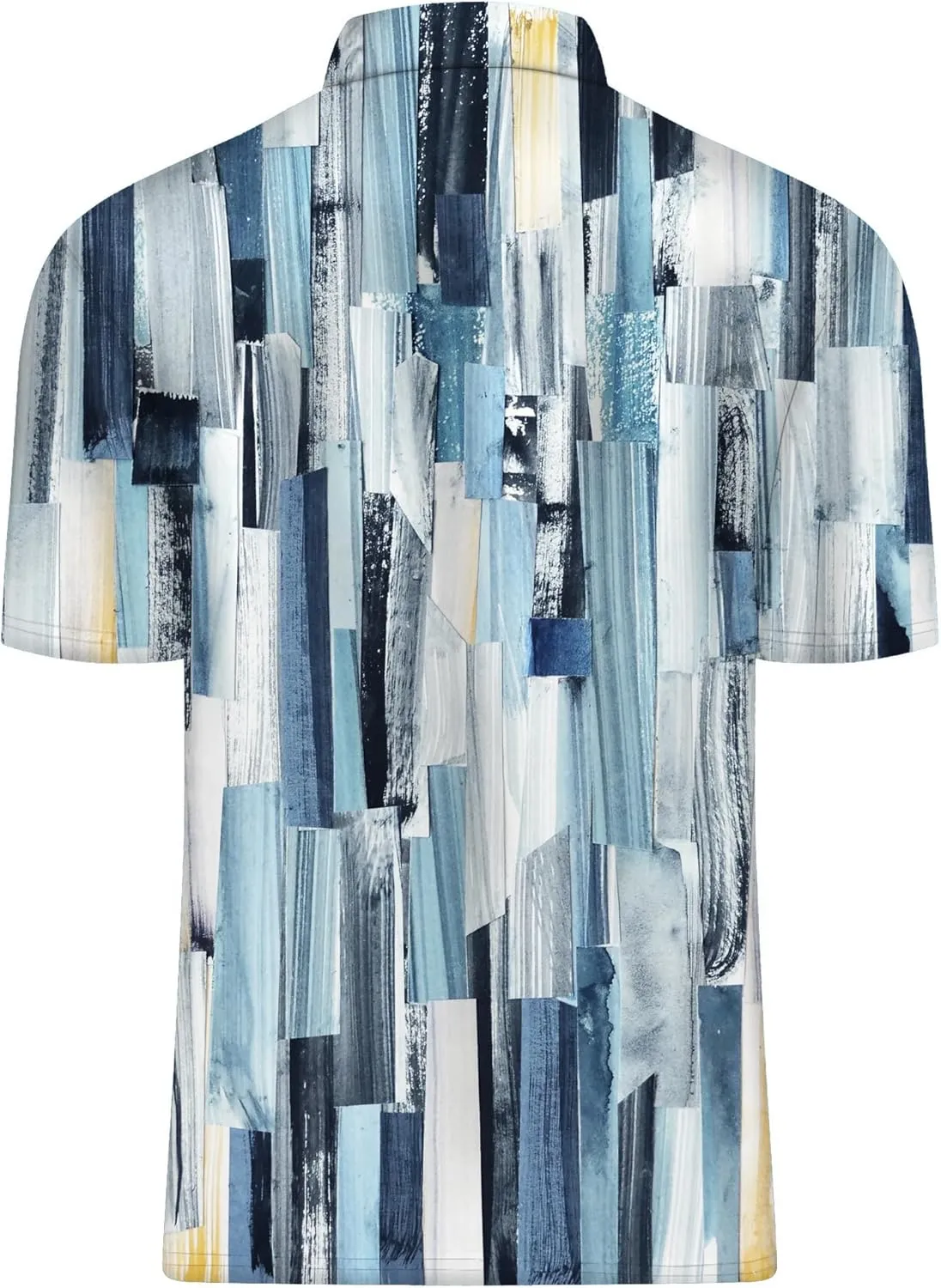 Golf Shirts for Men Funny: Hawaiian Golf Polo Shirt Dry Fit