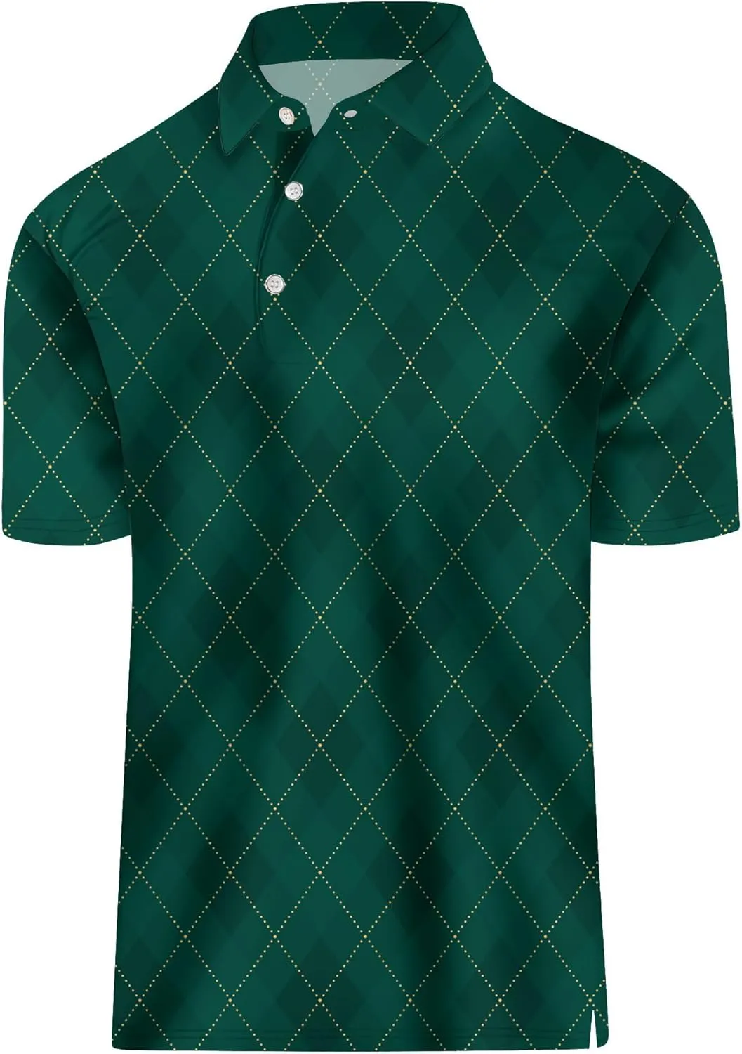 Golf Shirts for Men Funny: Hawaiian Golf Polo Shirt Dry Fit