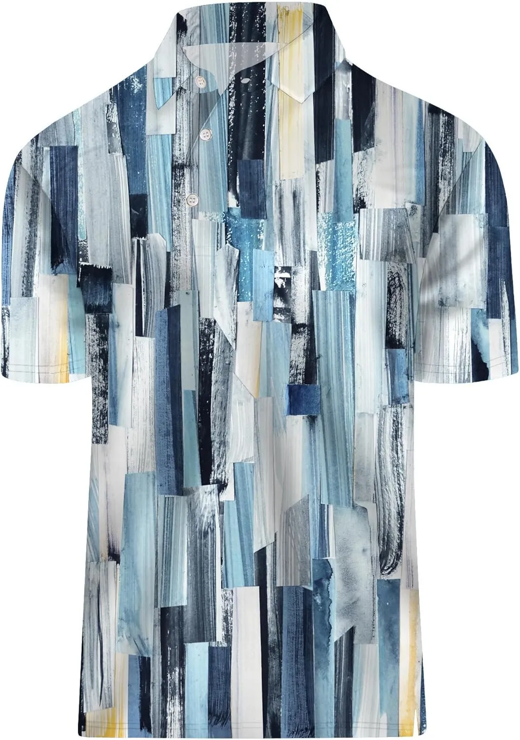 Golf Shirts for Men Funny: Hawaiian Golf Polo Shirt Dry Fit