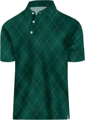 Golf Shirts for Men Funny: Hawaiian Golf Polo Shirt Dry Fit