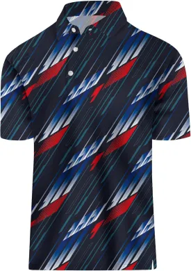 Golf Shirts for Men Funny: Hawaiian Golf Polo Shirt Dry Fit