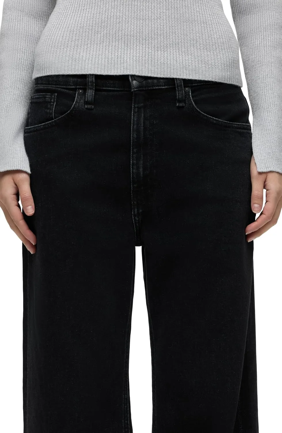 HUDSON Women's Jodie High Rise Loose Fit Wide Leg Jean