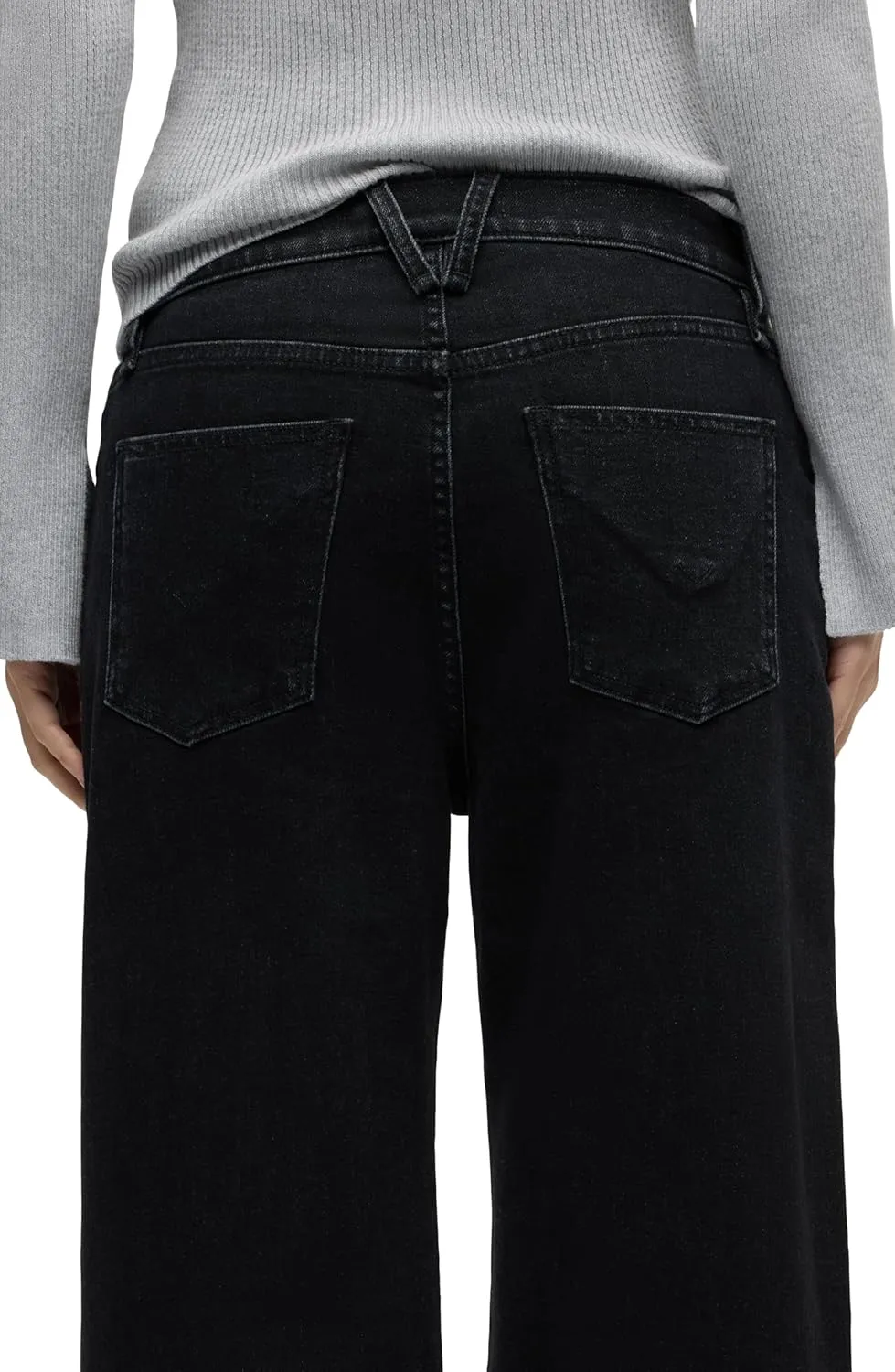 HUDSON Women's Jodie High Rise Loose Fit Wide Leg Jean