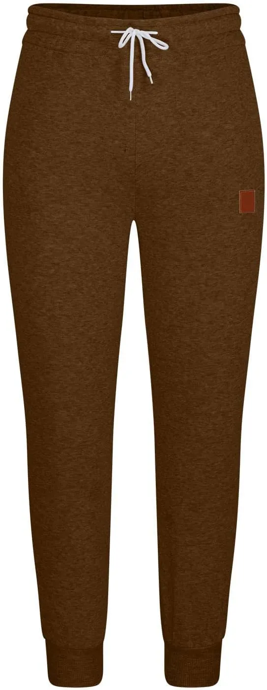 Mens Cargo Sweatpants Heavyweight Drawstring Fleece Joggers Workout Active Running Pants Baggy Trousers with Pockets