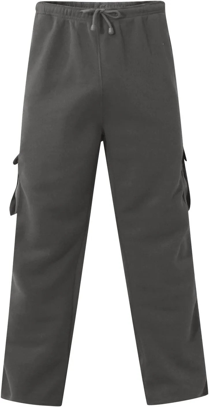 Men's Casual Cargo Joggers Drawstring Straight Leg Breathable Chino Pants Work Slim Fit Twill Jogging Sweatpants
