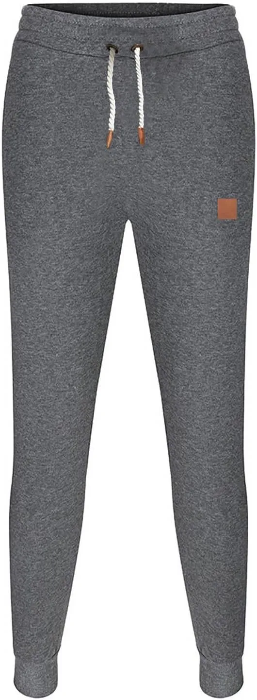 Men's Casual Jogger Pants Breathable Chino Relaxed Fit Outdoor Cargo Pants Travel Comfortable Twill Jogging Sweatpants