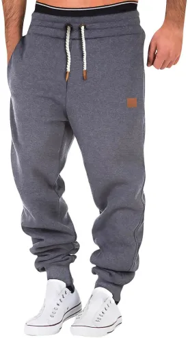 Men's Casual Jogger Pants Breathable Chino Relaxed Fit Outdoor Cargo Pants Travel Comfortable Twill Jogging Sweatpants