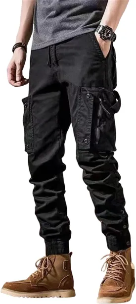 Mens Lightweight Sweatpants Tactical Work Lightweight Gym Workout Baggy Joggers Sweatpants