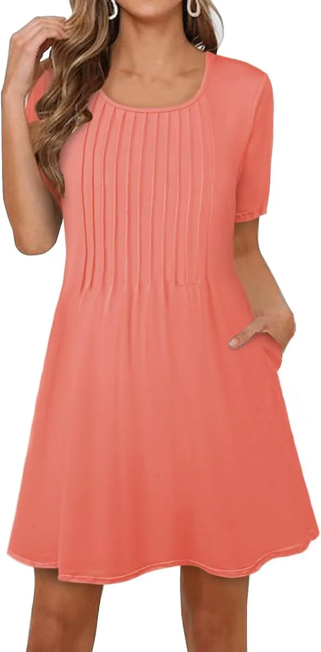 MixShe Summer Dresses for Women Casual Spring Midi Dress S-XXXL