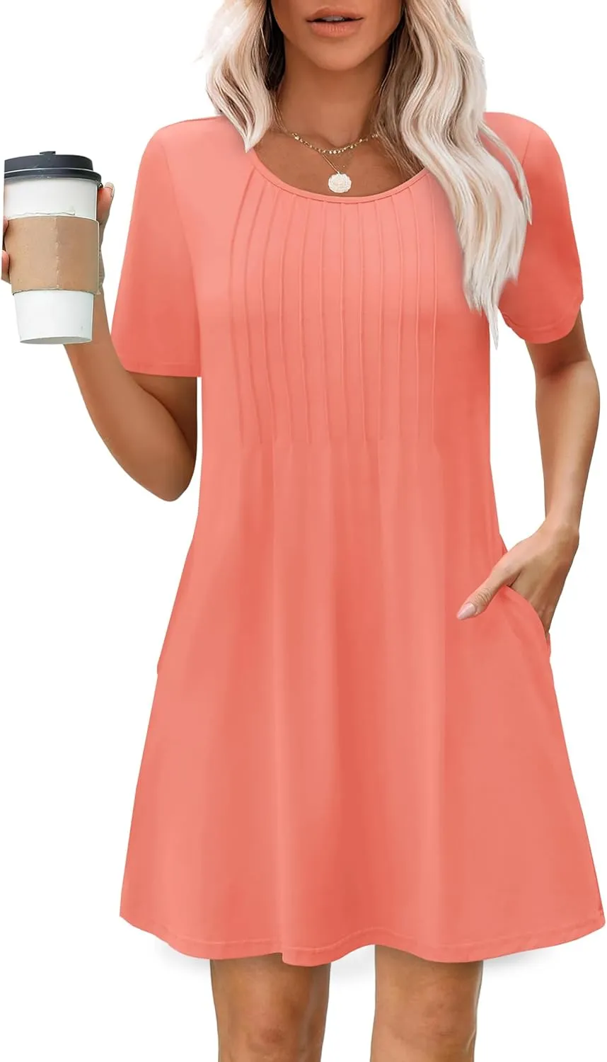 MixShe Summer Dresses for Women Casual Spring Midi Dress S-XXXL