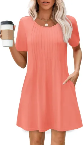 MixShe Summer Dresses for Women Casual Spring Midi Dress S-XXXL