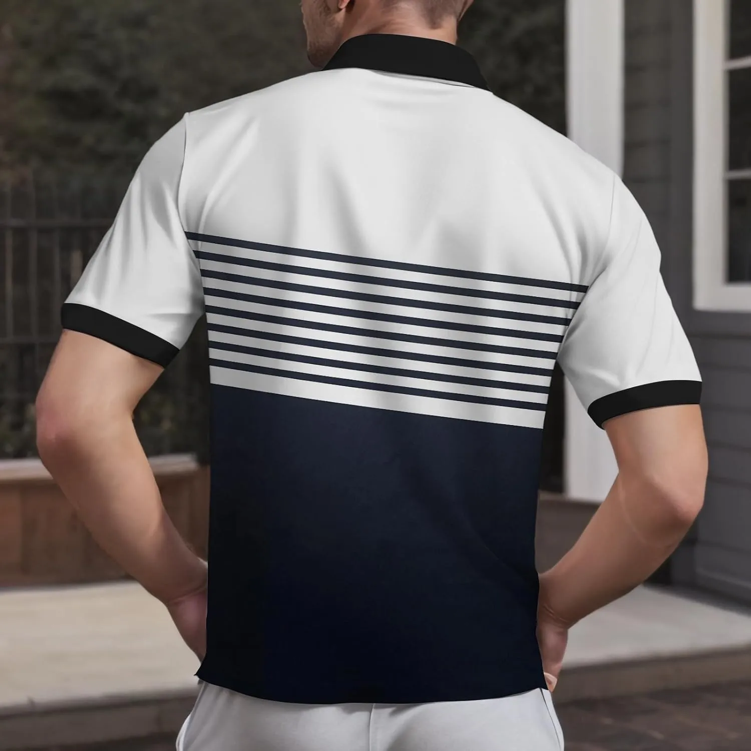 Polo Shirts for Men, Short Sleeve Slim Fit Shirts Casual Collar Shirt