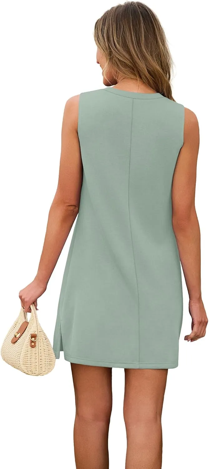 SAMPEEL Dresses for Women 2025 Casual Summer Sundresses Sleeveless Tank Dress Fashion Outfits