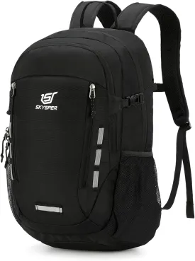 SKYSPER Hiking Backpack 30L Lightweight Travel Backpack Hiking Day Pack for Men Women(Black)