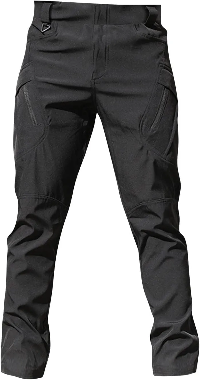 Tactical Pants for Men Stretch Ripstop Waterproof Utility Cargo Hiking Pants Lightweight Work Pant Hunting with Pockets