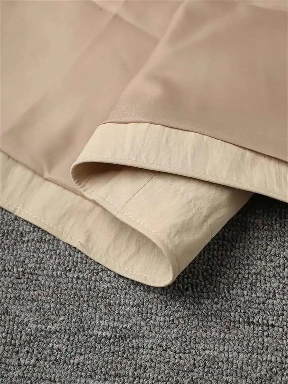 Women Loose Midi Trench Lapel Single Breasted Long Sleeve Trenchcoats Solid Street Jacket
